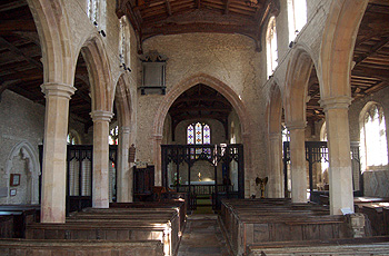 The interior looking east May 2011